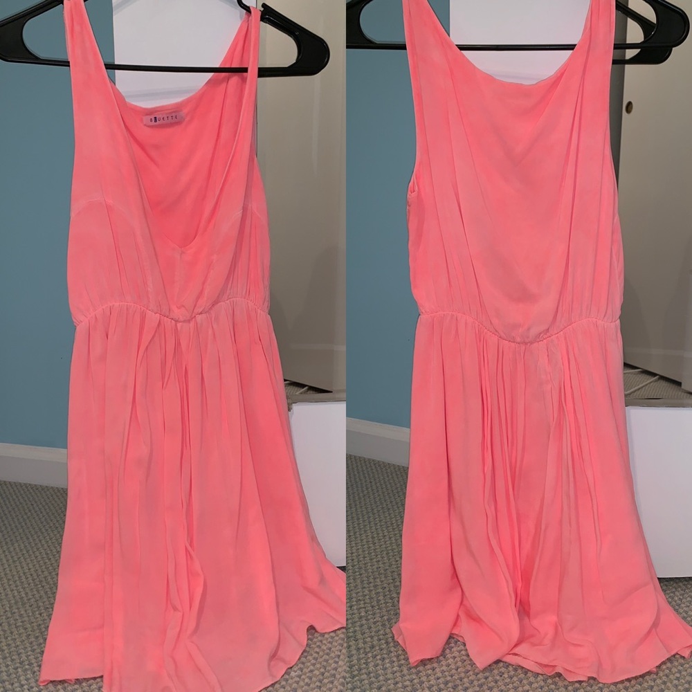 EUC LF Neon Peach Mini Dress